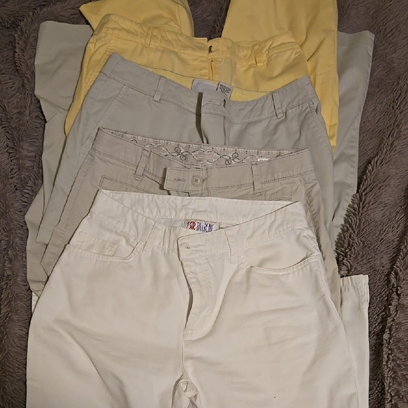 Lot Of CAPRIS. BILL BLASS BANDOLINO BLU AND 2 KIM ROGERS 1-4P 3-6P - Picture 1 of 5